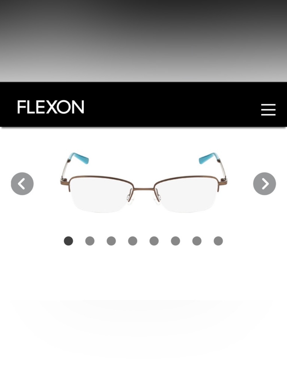 NEW Flexon Semi Rimless Eyeglasses Frames HEPBURN 210 Brown  Size 51-18-140